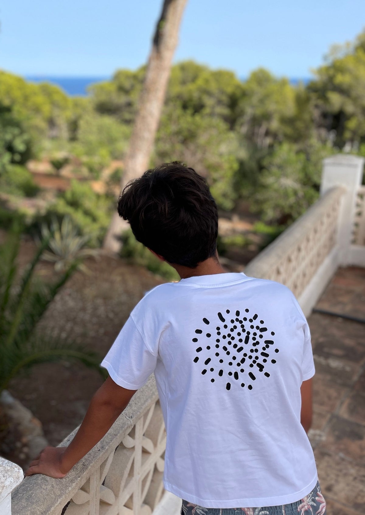Camiseta blanca de niño, unisex