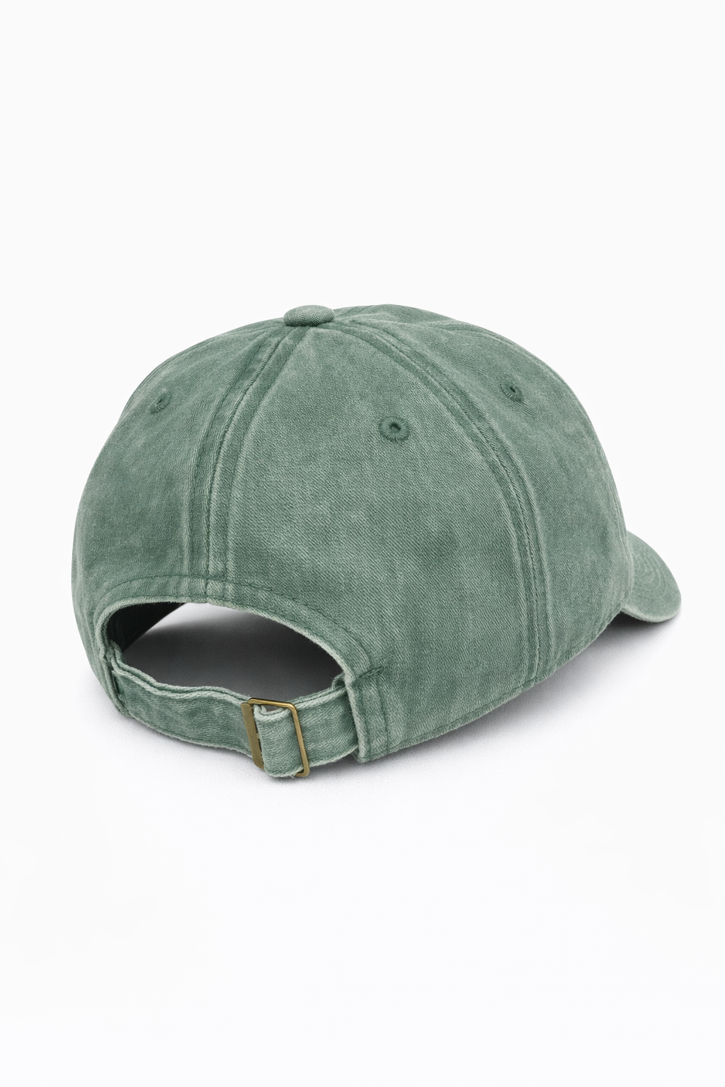 Gorra Origin verde con parche de piel