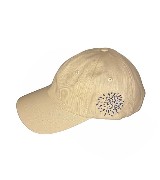 Gorra Pipper beige con logo bordado